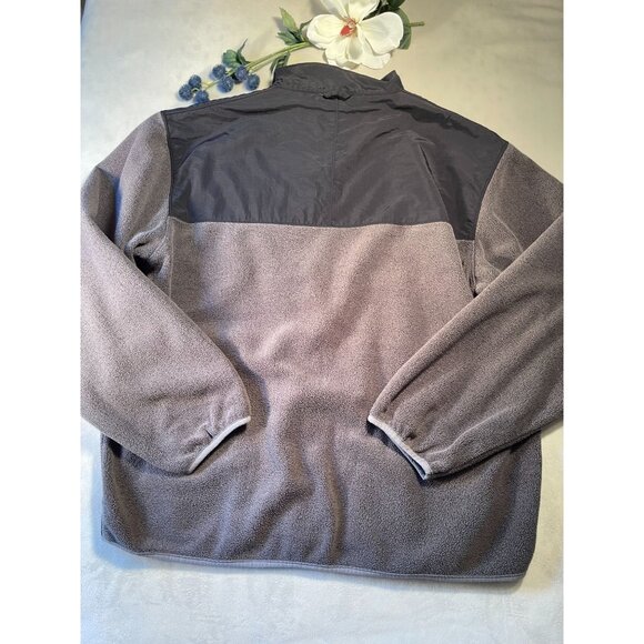 North Face Mens Gray Fleece Jacket XL/TG Gorpcore Campcore Athleisure Cabincore - Picture 2 of 11